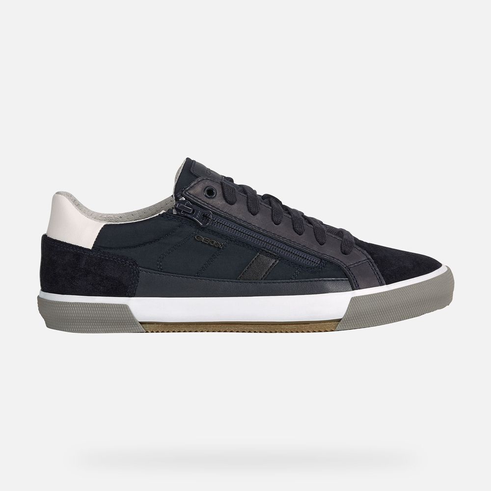 Geox Erkek Spor Ayakkabı Lacivert - Kaven - TFW-094635